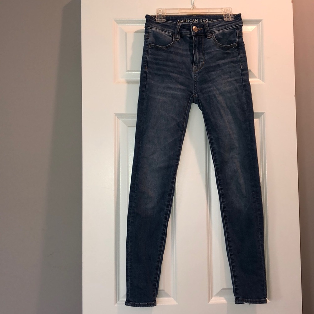 Hi-rise jeggings